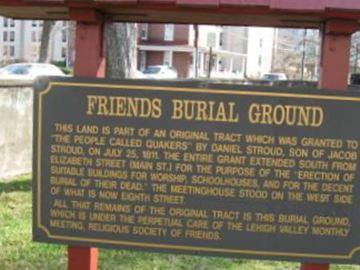 Friends Burial Ground on Sysoon