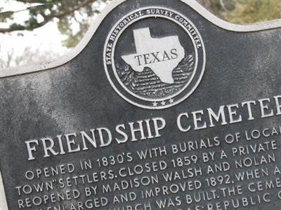 Friendship Cemetery on Sysoon