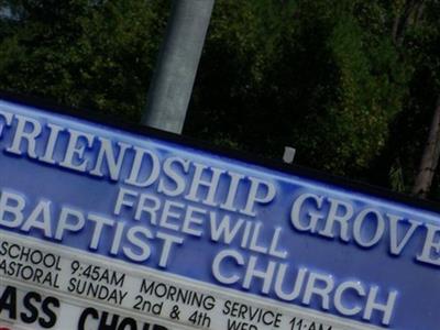 Friendship Grove Baptist Cemetery on Sysoon