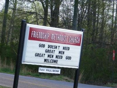 Friendship Methodist Church Cemetery on Sysoon