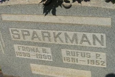 Frona B. Sparkman on Sysoon