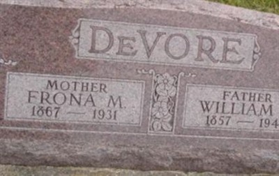 Frona M DeVore on Sysoon
