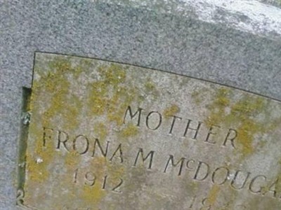 Frona M. McDougal on Sysoon