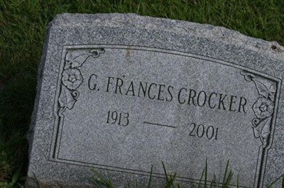 G. Frances Crocker on Sysoon