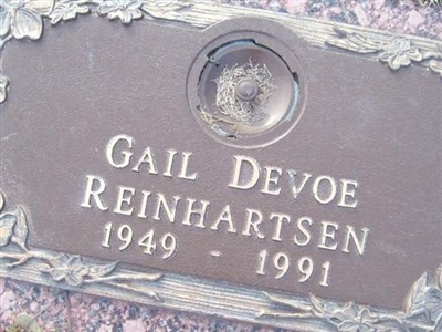 Gail Devoe Reinhartsen on Sysoon