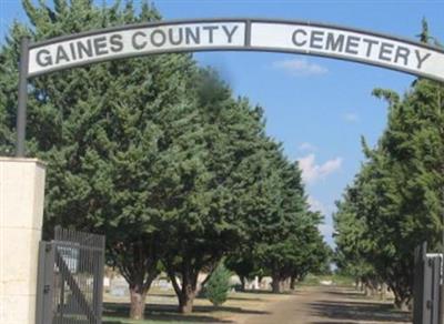 Gaines County Cemetery on Sysoon