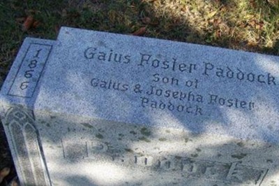 Gaius Foster Paddock on Sysoon