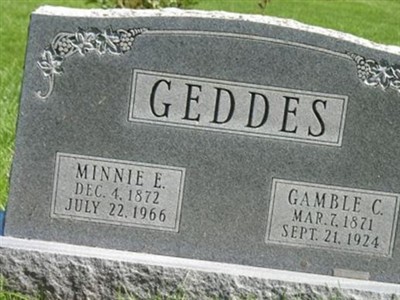 Gamble C. Geddes on Sysoon
