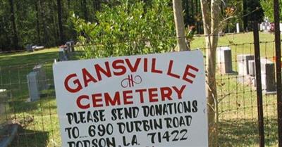 Gansville Cemetery on Sysoon