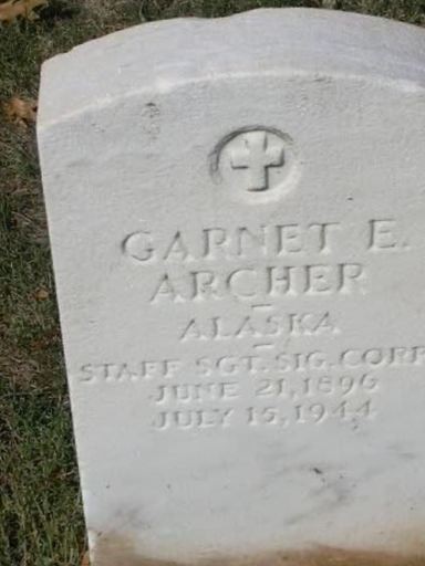 Garnet E Archer on Sysoon