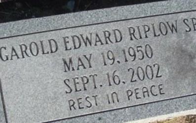 Garold Edward Riplow, Sr on Sysoon