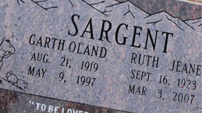 Garth Oland Sargent on Sysoon