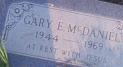 Gary Elbert McDaniel on Sysoon