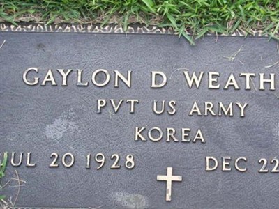 Gaylon D. Weathers on Sysoon