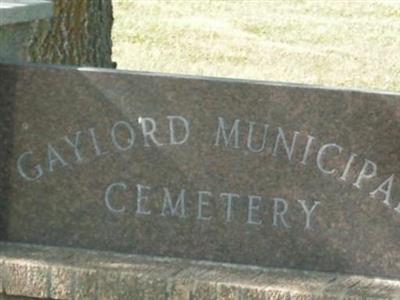 Gaylord Municipal Cemetery on Sysoon