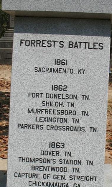 Gen Nathan Bedford Forrest on Sysoon
