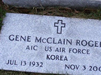 Gene McClain Rogers on Sysoon