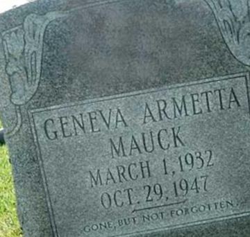 Geneva Armetta Mauck on Sysoon