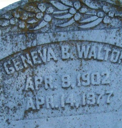 Geneva B. Walton on Sysoon
