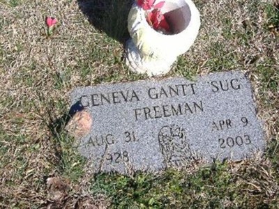 Geneva Freeman "Sug" Gantt Barrett on Sysoon