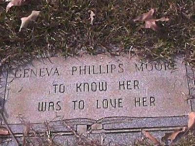 Geneva Phillips Moore on Sysoon