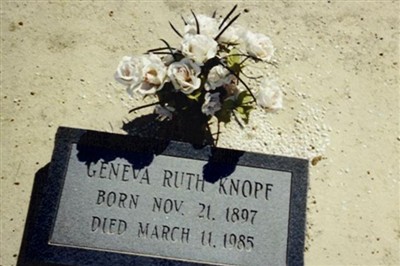 Geneva Ruth Gibson Knopf on Sysoon