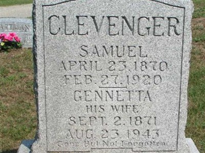 Gennetta Brenneman Clevenger on Sysoon