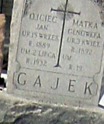 Genowefa Gajek on Sysoon