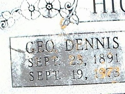 Geo. Dennis Higginbotham on Sysoon