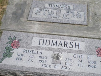 Geo E Tidmarsh on Sysoon