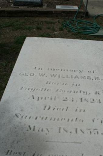 Geo. W. Williams on Sysoon