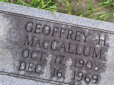 Geoffrey H. McCallum on Sysoon