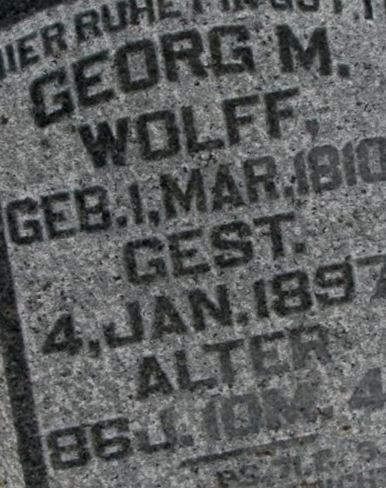 Georg M Wolff on Sysoon