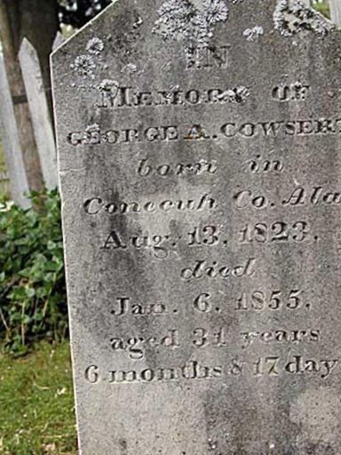 George A. Cowsert on Sysoon