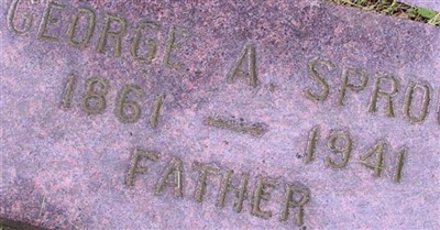 George A Sproul, Find a grave on Sysoon George A Sproul on Sysoon