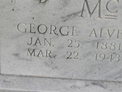 George Alvey McGaugh on Sysoon