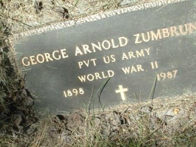 George Arnold Zumbrun on Sysoon