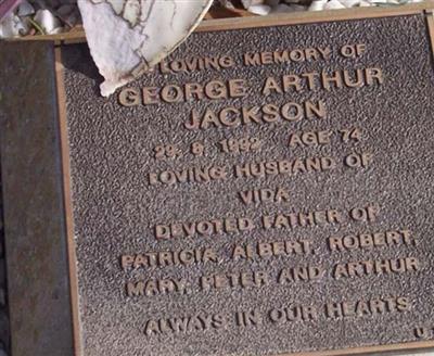 George Arthur Jackson on Sysoon