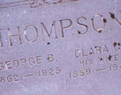 George B. Thompson on Sysoon
