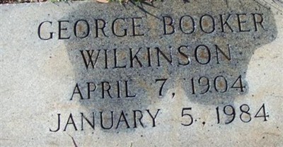 George Booker Wilkinson on Sysoon