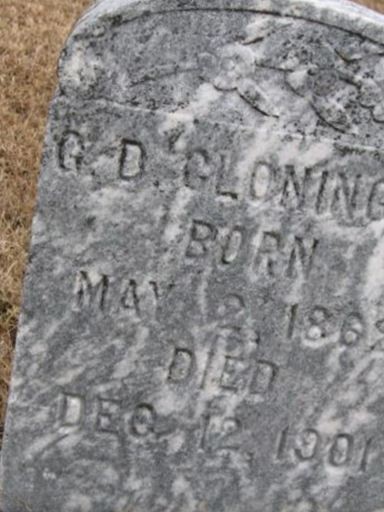 George Davidson Cloninger on Sysoon