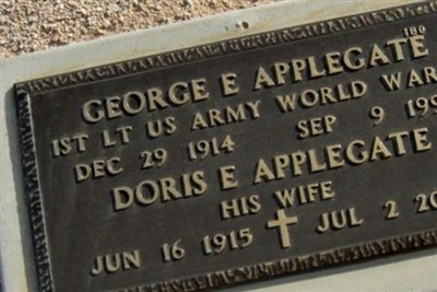 George E Applegate on Sysoon
