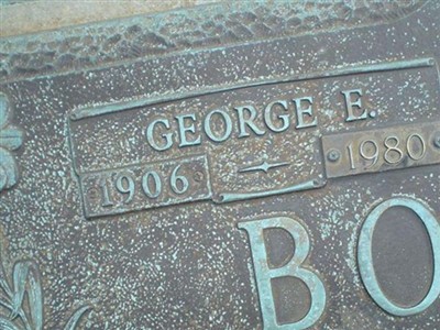 George E. Booker on Sysoon