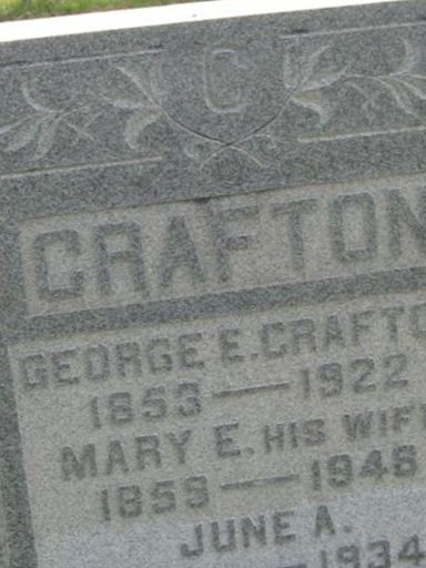 George E. Crafton on Sysoon
