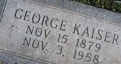 George E. Kaiser on Sysoon