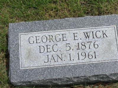 George E Wick on Sysoon