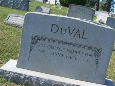 George Emmett DuVal on Sysoon