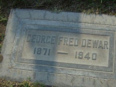 George Fred Dewar on Sysoon