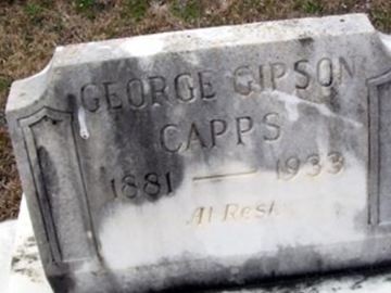 George Gipson Capps on Sysoon