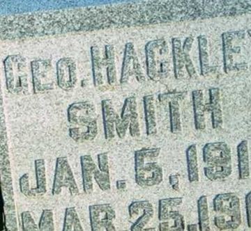 GEORGE HACKLEY SMITH on Sysoon